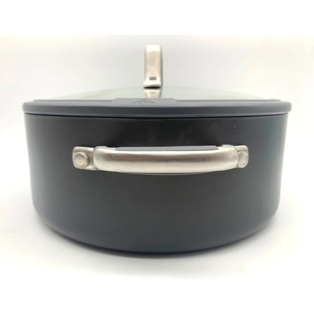Calphalon Hard Anodized Dutch Oven 5 Qt 8785 with Glass Straining Lid Nonstick